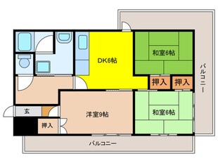 ソレイユ山本の物件間取画像